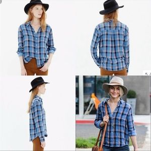 Madewell Checker Flannel Sz XS